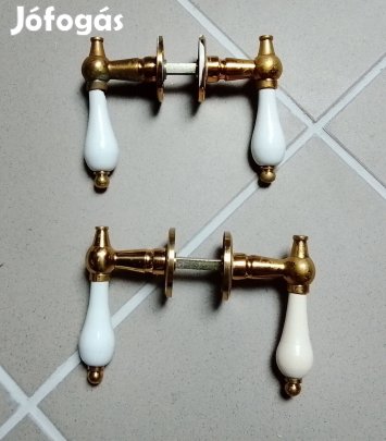 2 pár réz kilincs