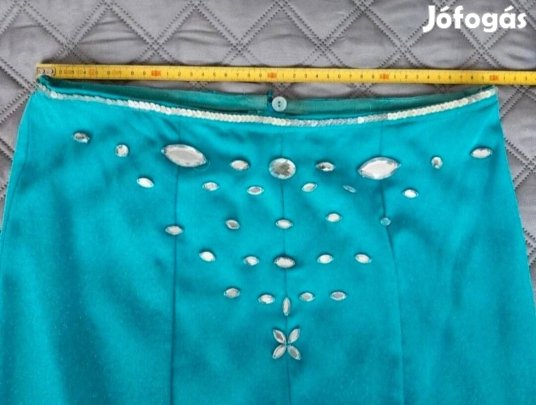 2 részes türkiz hastáncos ruha 