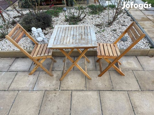 2 személyes Tikfa Balkon Szett Összecsukható