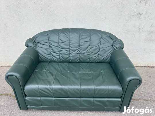 2 személyes bőr kanapé