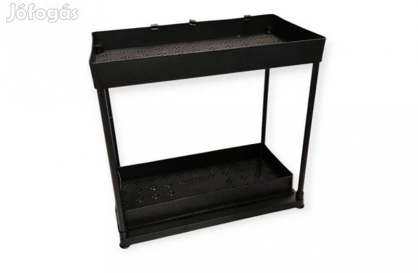 2 szintes polcegység csúszó polccal 39x21x37,5 cm