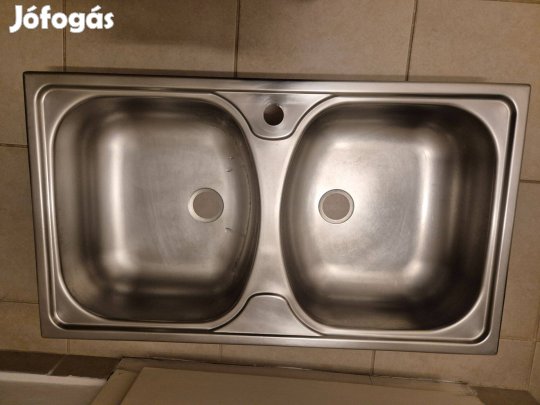 2 tálcás mosogató
