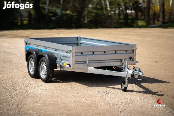 2 tengelyes új utánfutó (750kg) most 699.000 Ft helyett 645.000 Ft