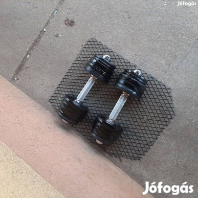 2 x 11 kg szerelhető egykezes súlyzó