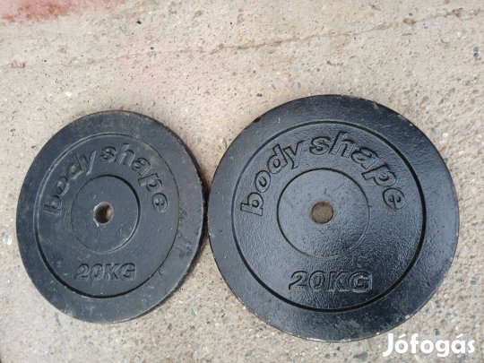 2 x 20 kg gyári vas súlytárcsa 31 mm fém súly súlyok tárcsasúly súlyzó