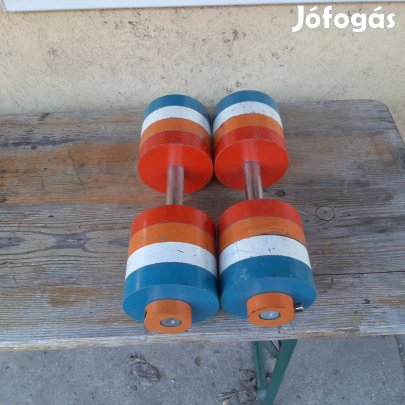 2 x 20 kg szerelhető gyári egykezes súlyzó súlyzókészlet súly