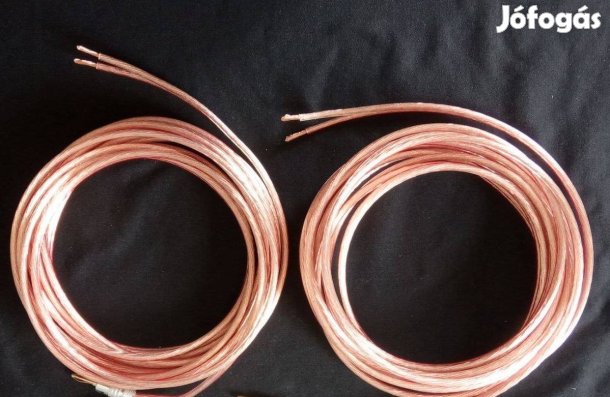 2 x 6.5 méter 2,5 mm2es hangfalkábel