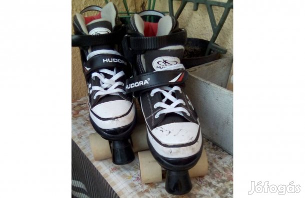 2 x használt görkorcsolya állítható méretű 36-39 Kihasználatlan !