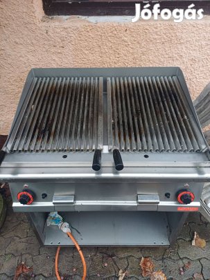 2 zónás Lotus álló gázüzemű lávaköves grill
