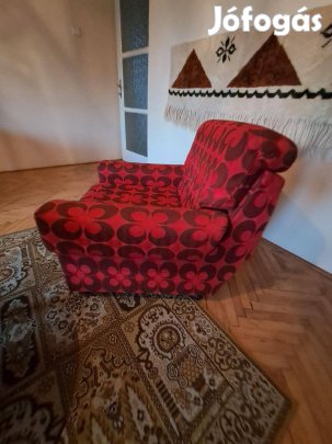 2db 70-80-as stílusú retro fotel