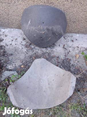 2db Antracit osztó kúpcserép cserép