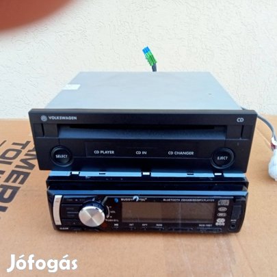 2db Autórádió Bluetooth usb cd Volkswagen