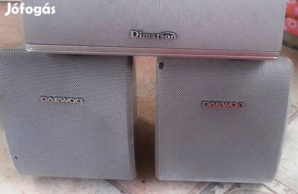 2db Daewoo koreai házimozi front-hangfal egyben
