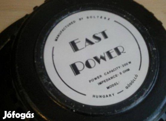 2db East Power 15" 40cm hangszóró, + dupla sub hangfal