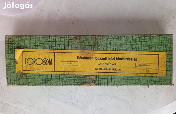 2db Fém fűrészlap Retro dobozok