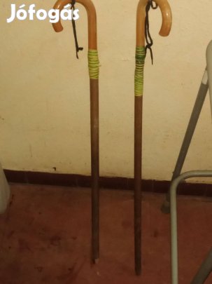 2db Görbebot, antik sétabot, sétapálca 5000ft /2db óbuda személyes átv