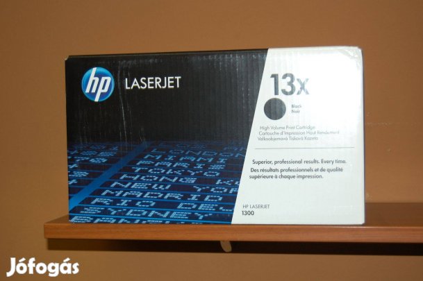 2db HP 13X eredeti fekete Laserjet toner (Q2613X) eladó!