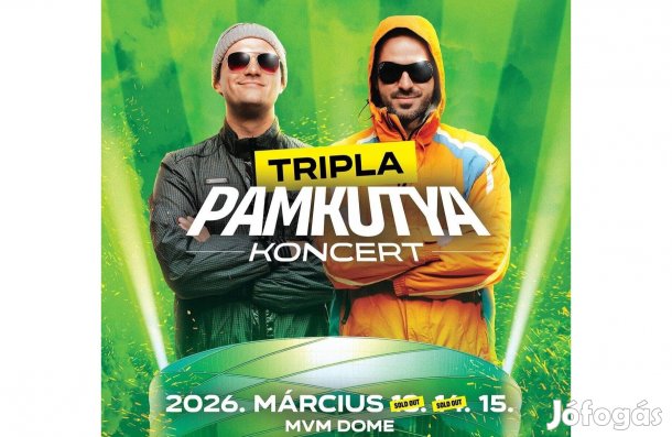 2db Pamkutya PL1 állójegy - március 15