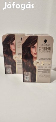 2db Schwarzkopf creme supreme hajfesték 