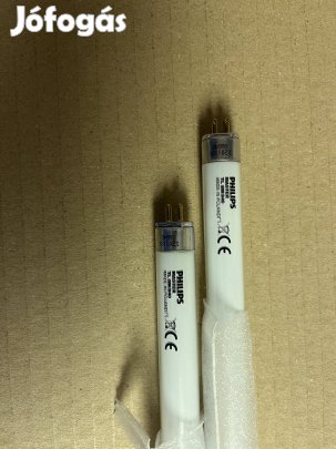 2db T5 8W fénycső, neoncső, Philips TL8W/840, nem Tungsram