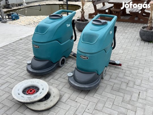 2db Tennant T290 akkumulátoros ipari takarítógép