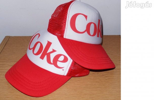 2db Új Coca Cola , Coke Trucker sapka, cap