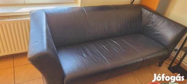 2db Valódi Bőr Kanapé Ikeából