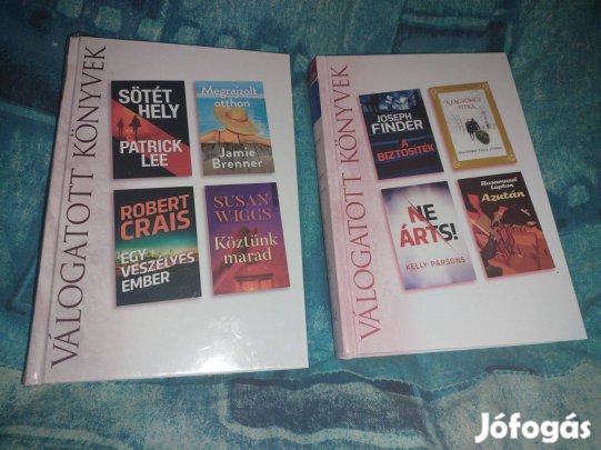 2db Válogatott Könyvek, Reader's Digest, 8 a 2-ben, Új könyvek