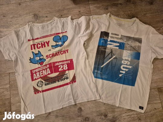 2db XL használt póló együtt 1000Ft