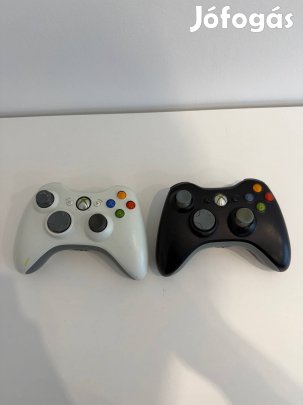 2db Xbox 360 Kontroller Fekete + Fehér Hibásak