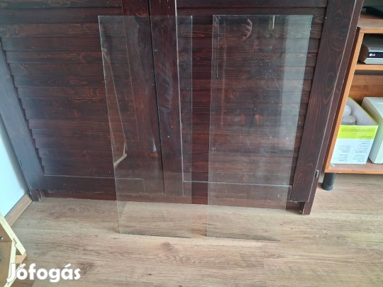 2db. üveglap 76x27cm.