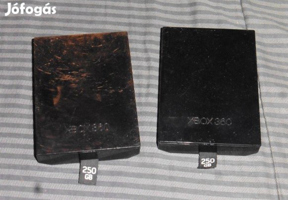 2db egyben Xbox 360 Gyári 250Gb HDD, Slim és E Gépekbe, Újszerű