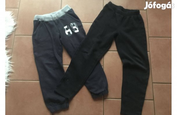 2db fekete 128-134 nadrág együtt!
