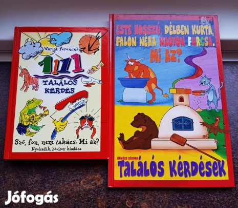 2db gyermekeknek szóló könyv