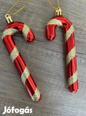 2db karácsonyfa dísz