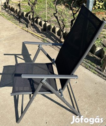 2db kerti alumínium szürke szék