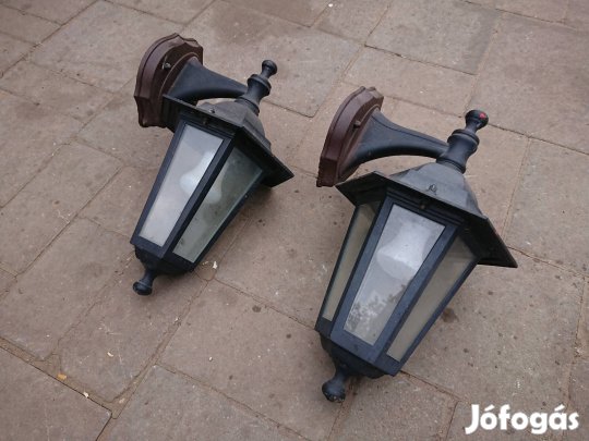 2db kültéri lámpa - falikar