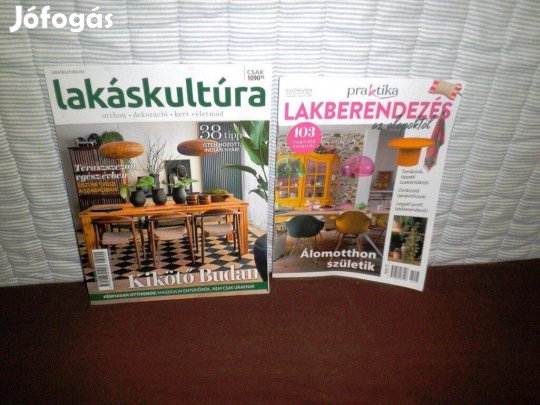 2db lakás kultúra- lakberendezés ujj magazinok