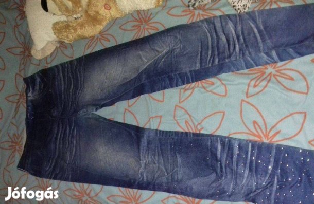 2db megkímélt, divatos s-es sztreccses leggings nadrág