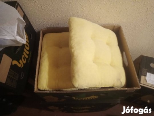 2db sárga Székpárna 36*36 2000ft óbuda
