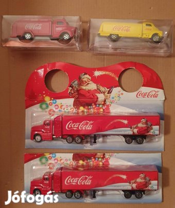 2db új Coca Cola kamion eredeti csomagolásban