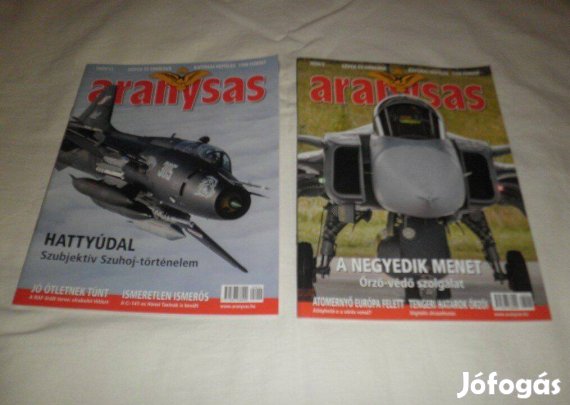 2db ujj dupla számú Aranysas magazinok