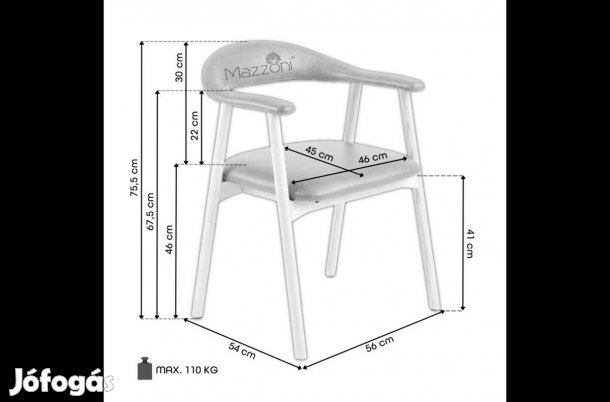 2db vadi új étkező szék
