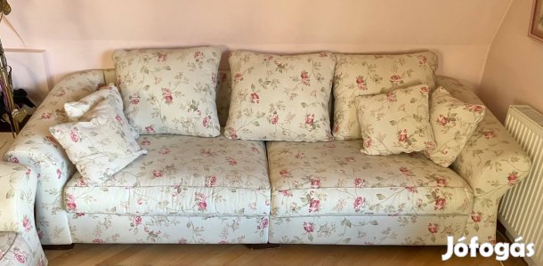 2db virágos kanapé