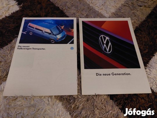 2db volkswagen transporter és caravelle prospektus katalógus
