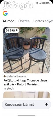 2dbthonet szék +1 asztalka