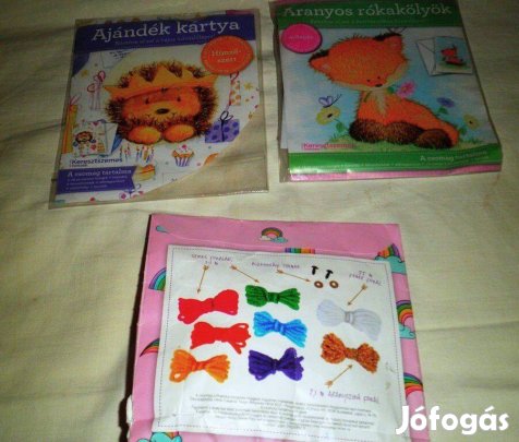 2féle gyerek kreatív hímzési fejlesztő