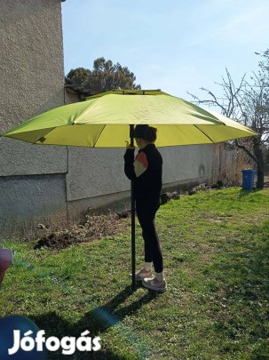 2m átmérőjű zöld napernyő (gyerek nélkül)
