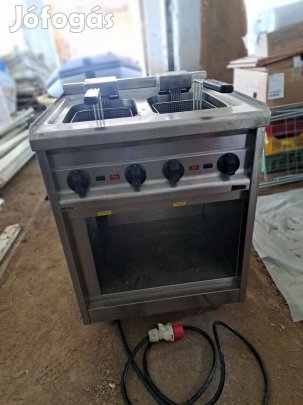 2x10 literes Fritőz Rozsdamentes