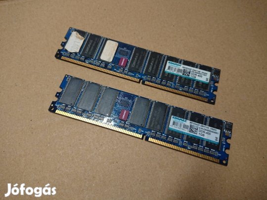 2x1GB DDR 400 PC memória 